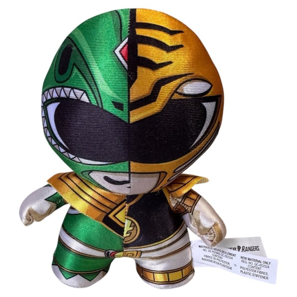 Power Rangers DZNR‎ Golden Age Edition Green/White Ranger Soft Plush Toy 7"
